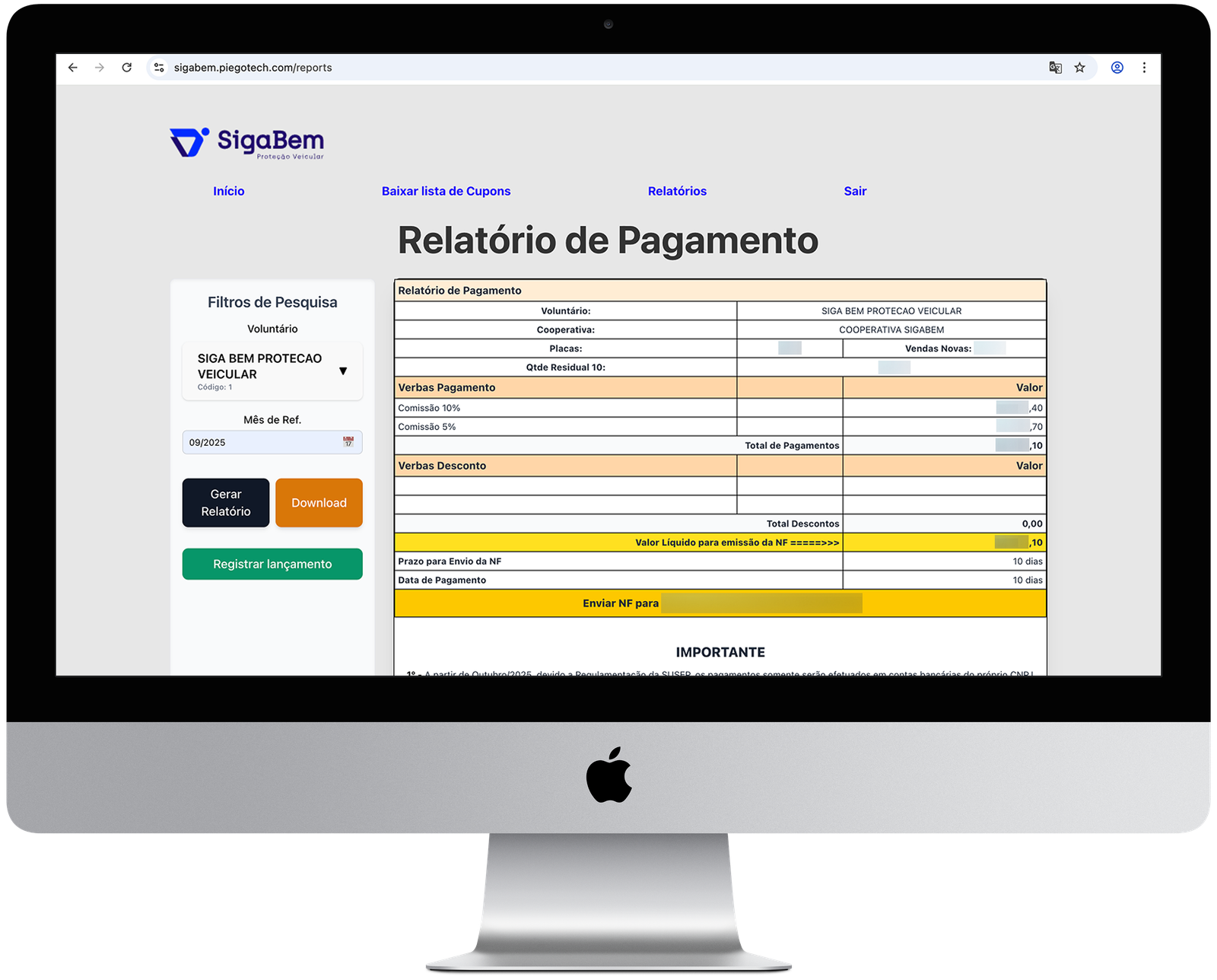 Mockup do case sigaBem